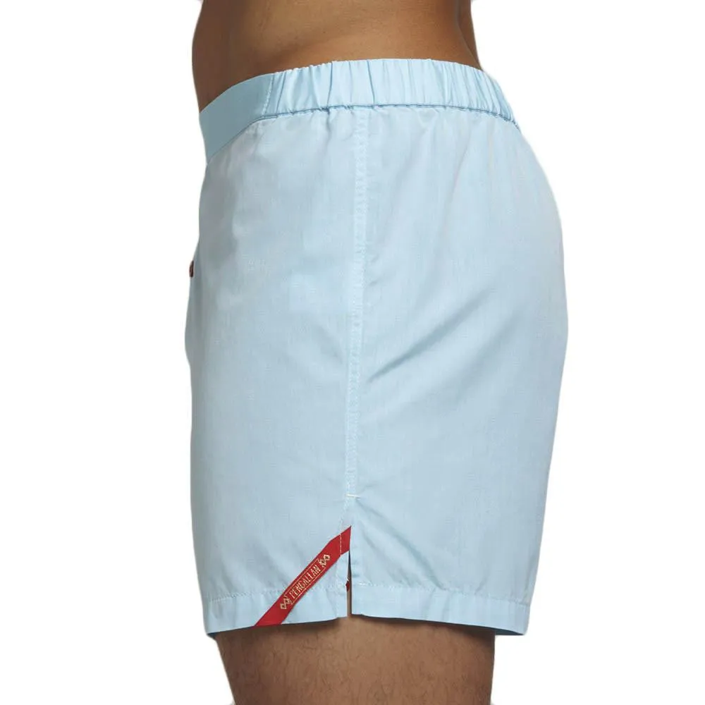 Slim-Fit Boxers Turquoise Solid