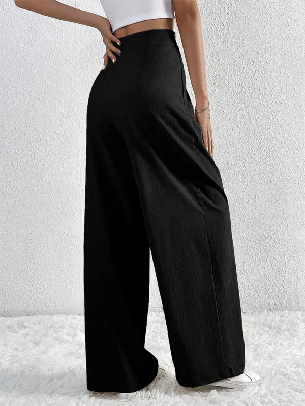 TEEK - Commuter Pleated Casual Wide Leg Pants