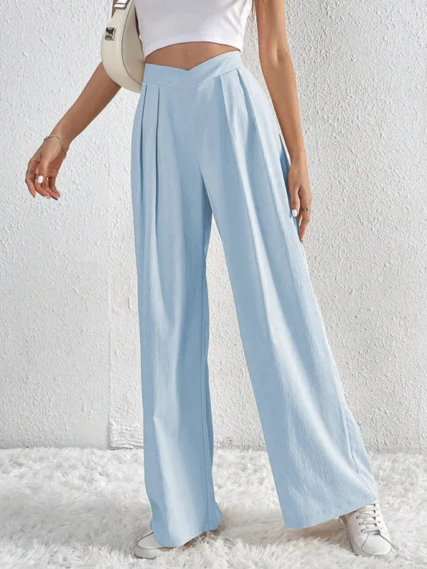 TEEK - Commuter Pleated Casual Wide Leg Pants