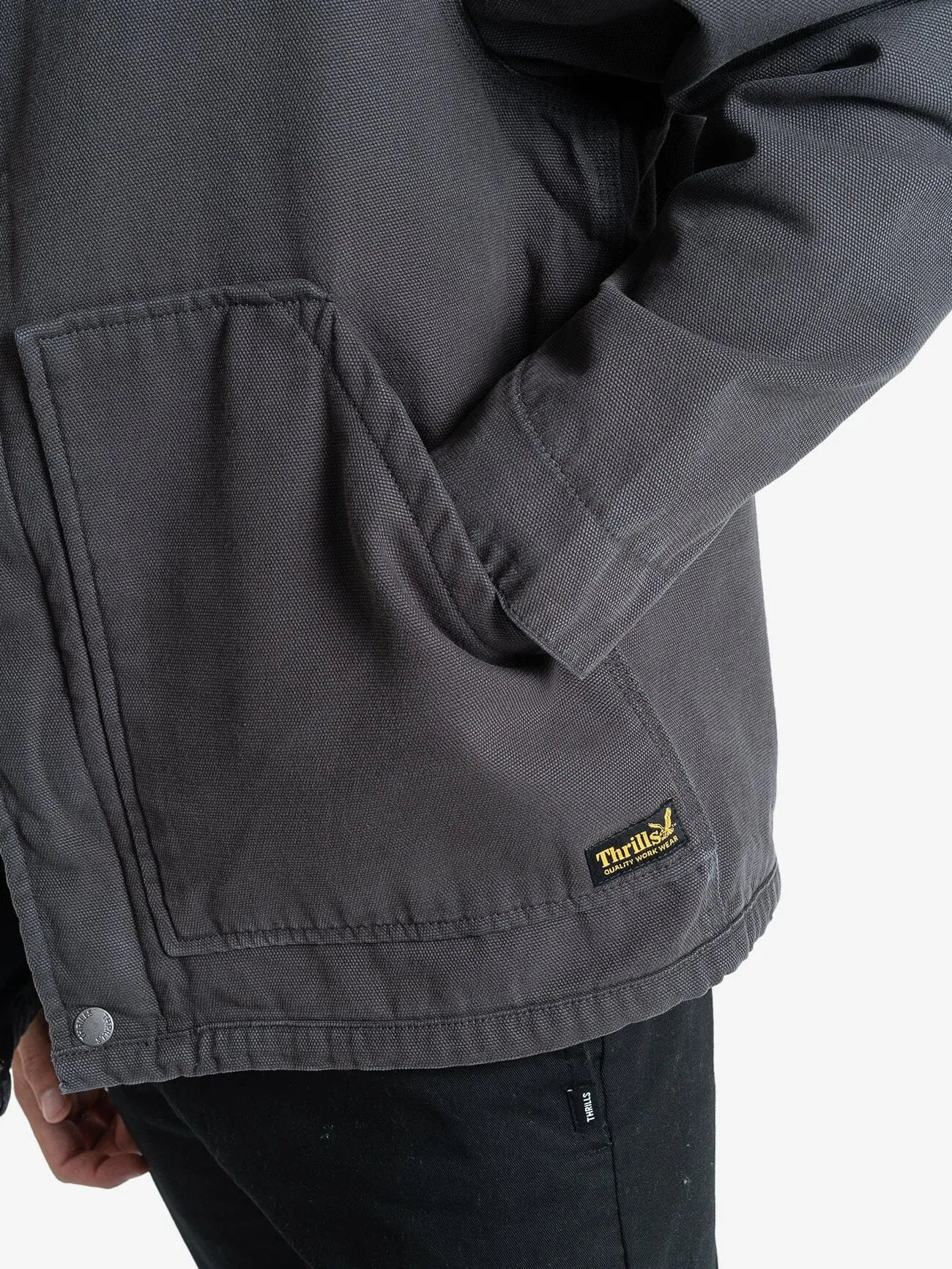 Thrills Union Jacket - Dark Charcoal