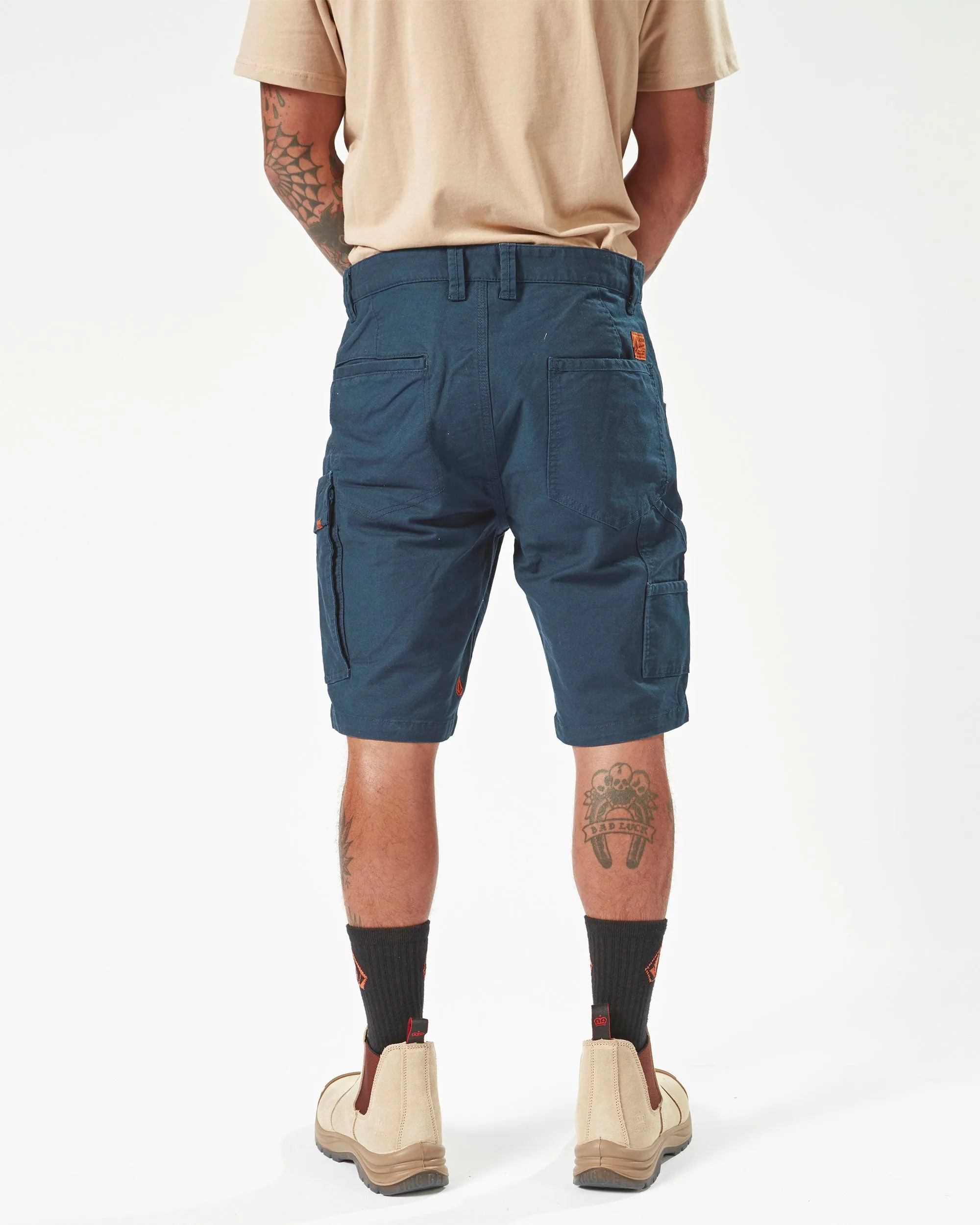 Volcom Workwear Caliper Work Shorts - Navy