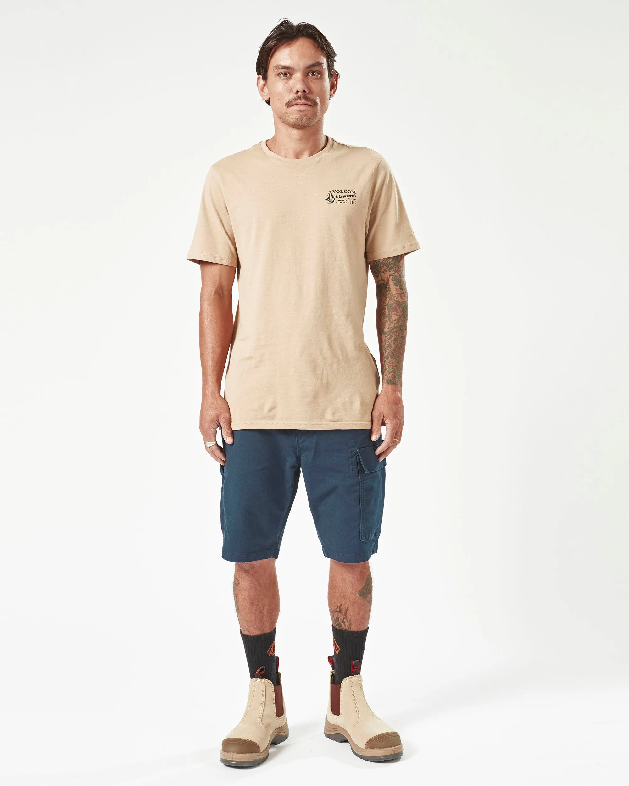 Volcom Workwear Caliper Work Shorts - Navy