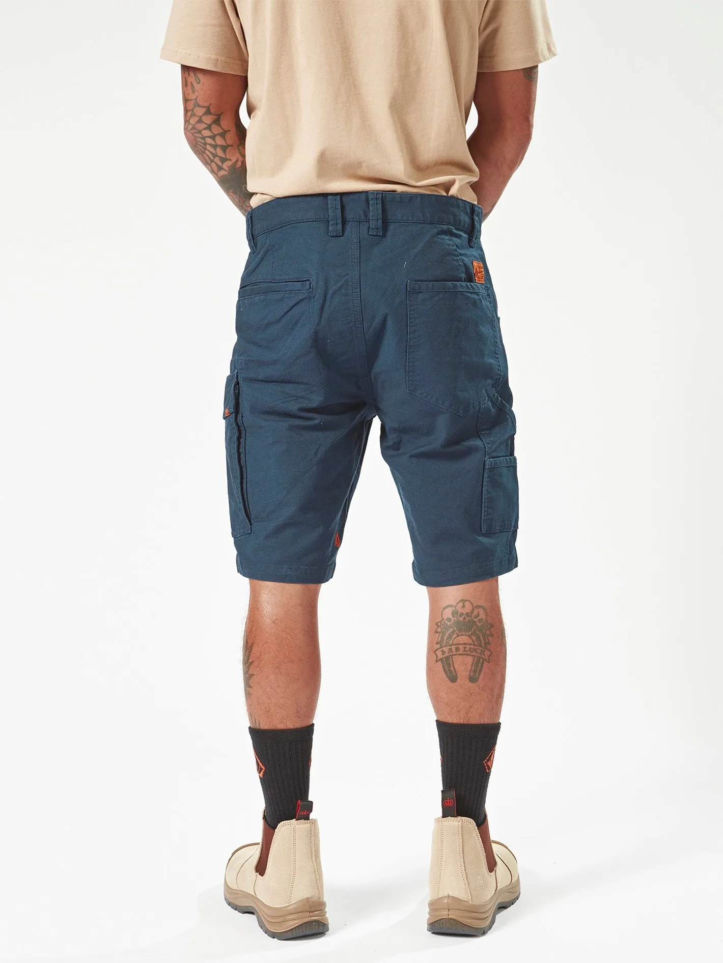 Volcom Workwear Caliper Work Shorts - Navy