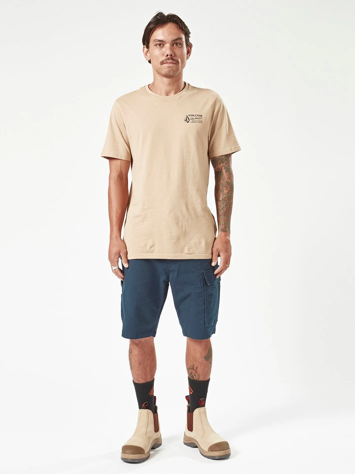 Volcom Workwear Caliper Work Shorts - Navy