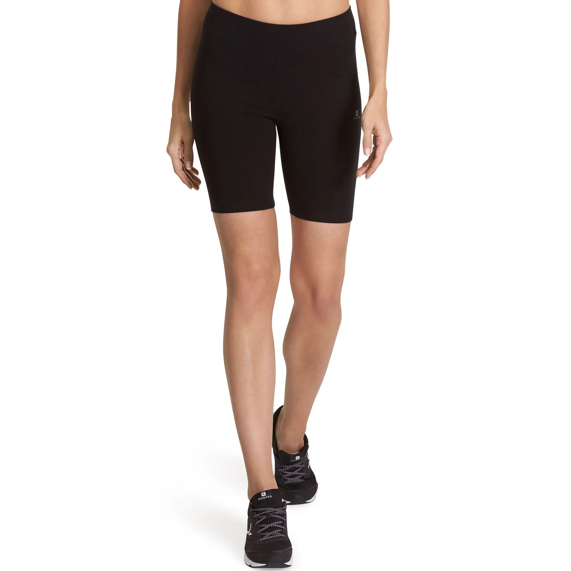 Women's Gym and Pilates Slim-Fit Shorts Fit 