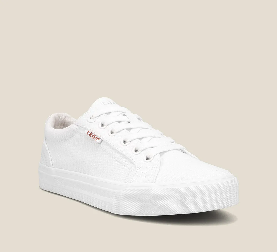 WOMEN'S TAOS PLIM SOUL SNEAKER | WHITE