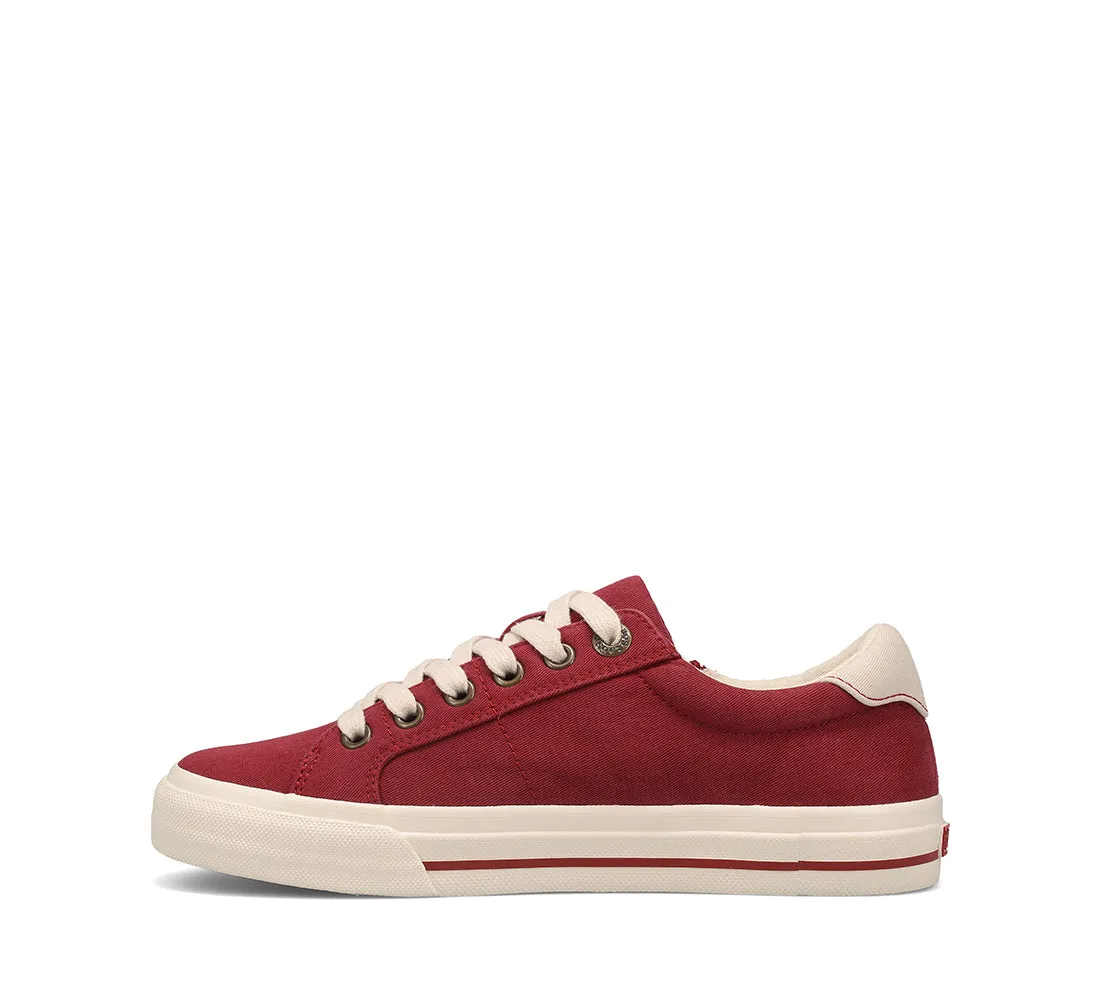 Women's Taos Z Soul Color: Crimson/Ecru Distressed